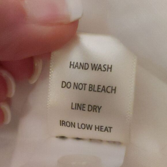 Max Studio NWT white cotton flutter slv flouncy ruffle dress, knee length XL - Picture 10 of 11